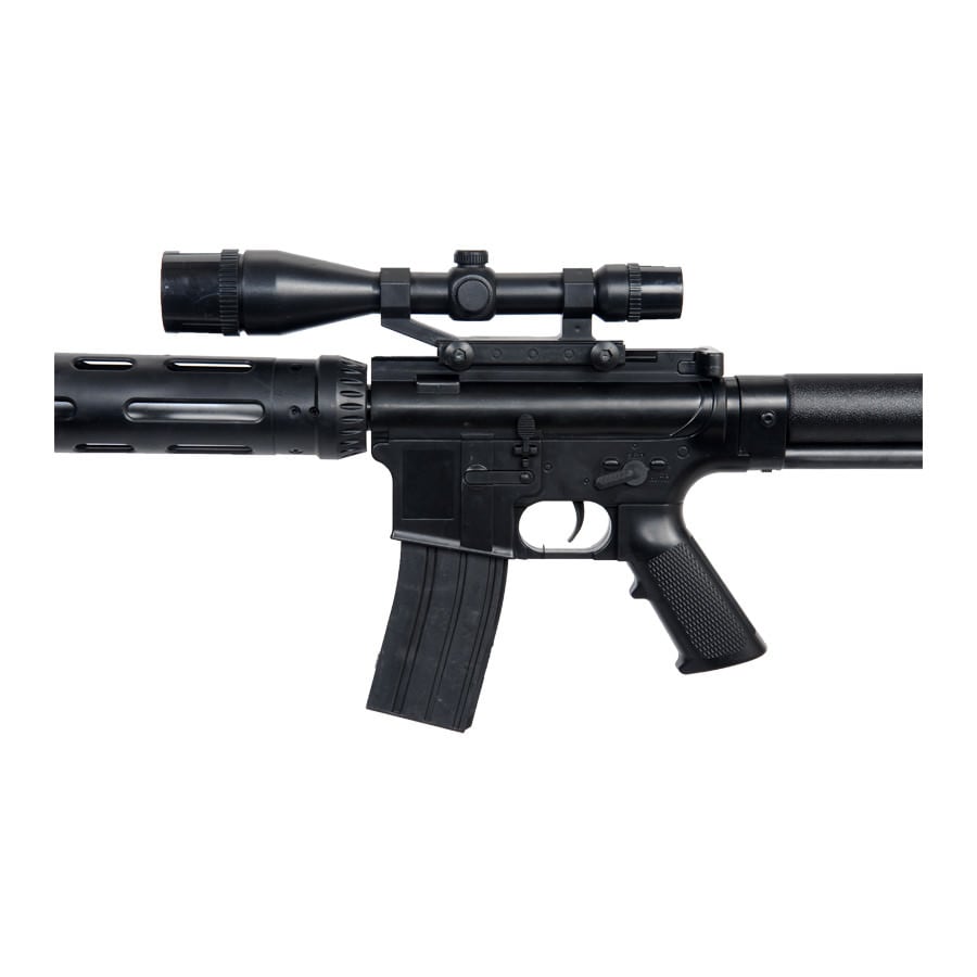 P1136 FPS-280 Rifle and FPS-120 Pistol Spring Airsoft Guns Combo Pack