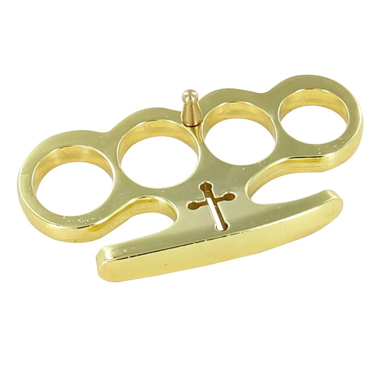 Cardinal Revenge Gold Buckle Knuckle Paperweight