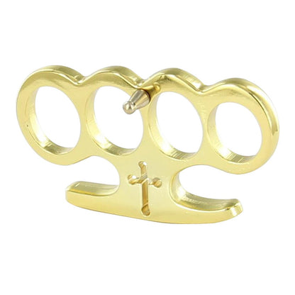 Cardinal Revenge Gold Buckle Knuckle Paperweight