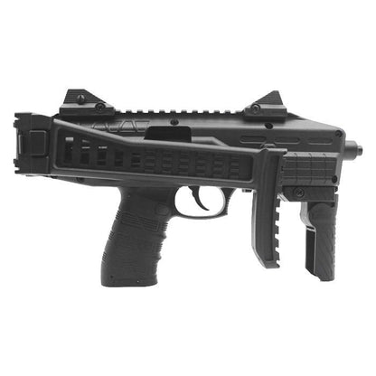 ES P95B Uzi Blowback .177 Cal. CO2 BB Air Pistol with Folding Stock, Hand Grip