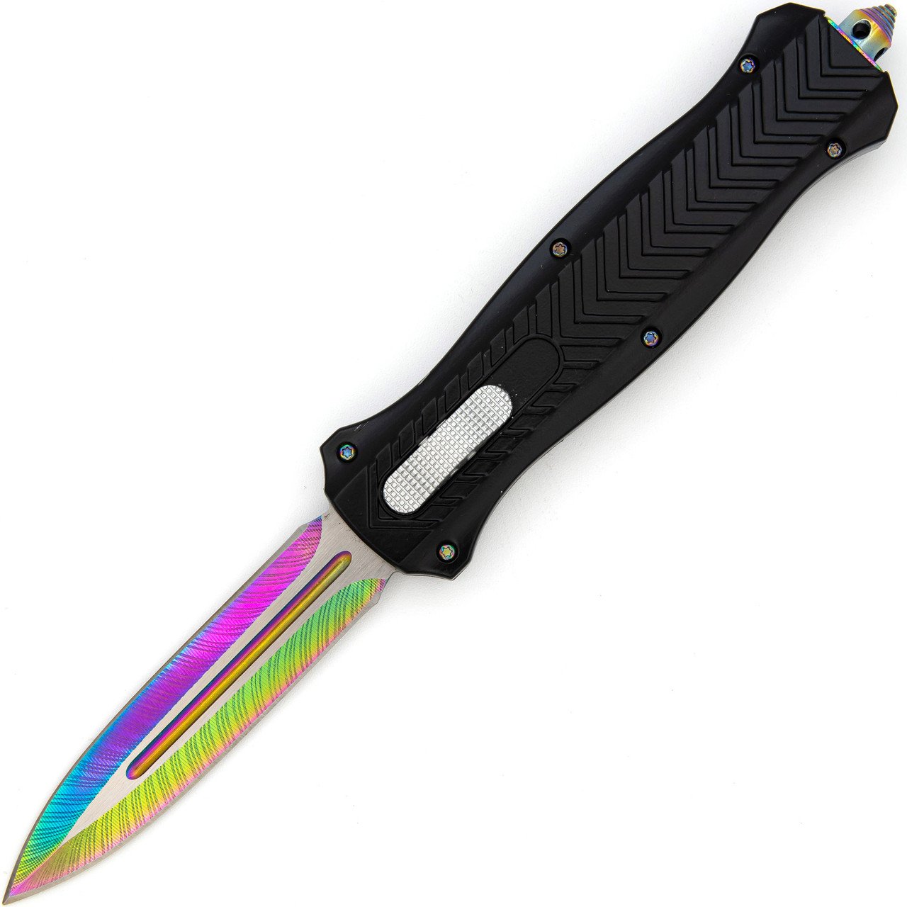 9.5" Prismatic Siege Automatic OTF Out the Front Titanium Multicolor Knife