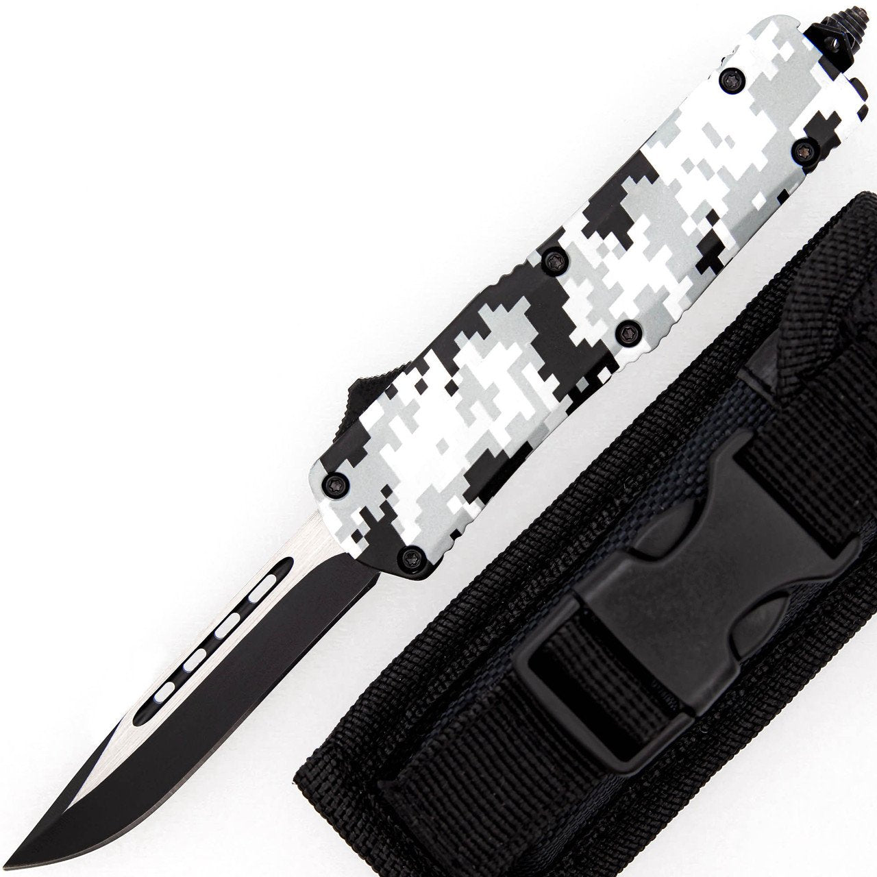 7.3" No Retreat Automatic Dual Action Compact OTF Knife