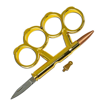 Ammunition Cartridge Rifleman Golden Bullet Knuckle Knife