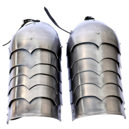 Medieval Plate Armor Steel Pauldrons Set