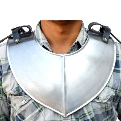 Classic Knight Steel Plate Armor Neck Gorget