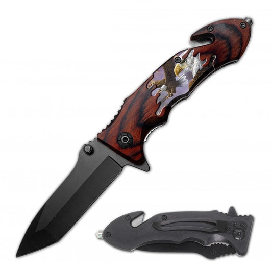 Eagle Rescue Folding Spring Assist Open EDC Pocket Knife