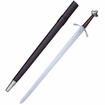 Medieval Battle Combat Sword With Scabbard