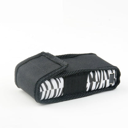 Zebra Black/White Monster 36 Million Volt Rechargeable Stun Gun - LED Light