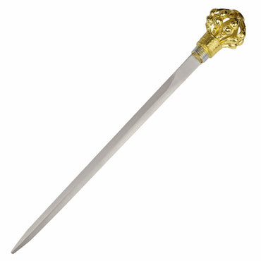 Golden Crown Knob Walking Cane Sword