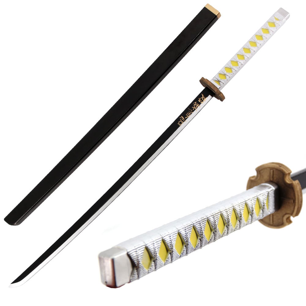 40.5" Foam Anime Zenitsu Agatsuma Cosplay Sword with Scabbard