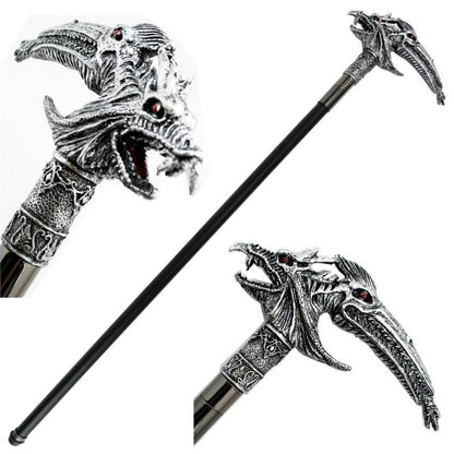 Dragon Fantasy Sword Gentleman's Cane With Removable Blade