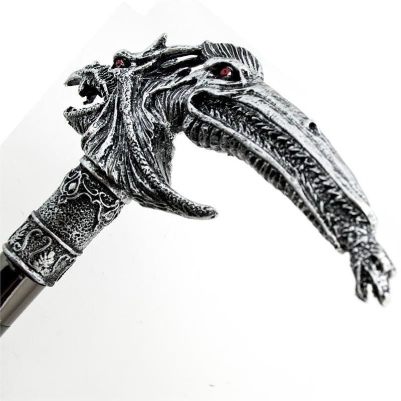 Dragon Fantasy Sword Gentleman's Cane With Removable Blade