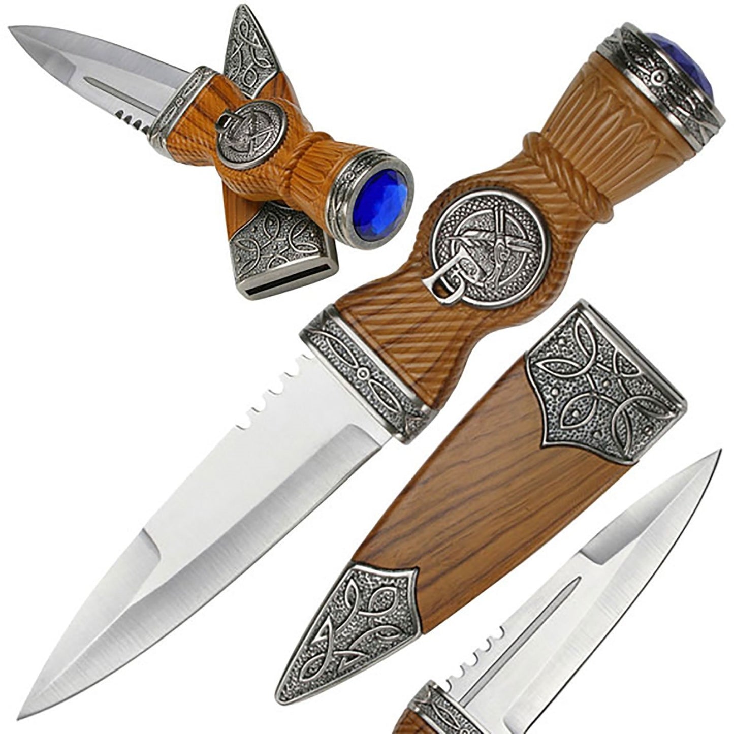 Sgian Dubh Knife Traditional Scottish Blade Dagger