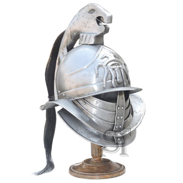 Spartacus Gladiator Helmet With Stand