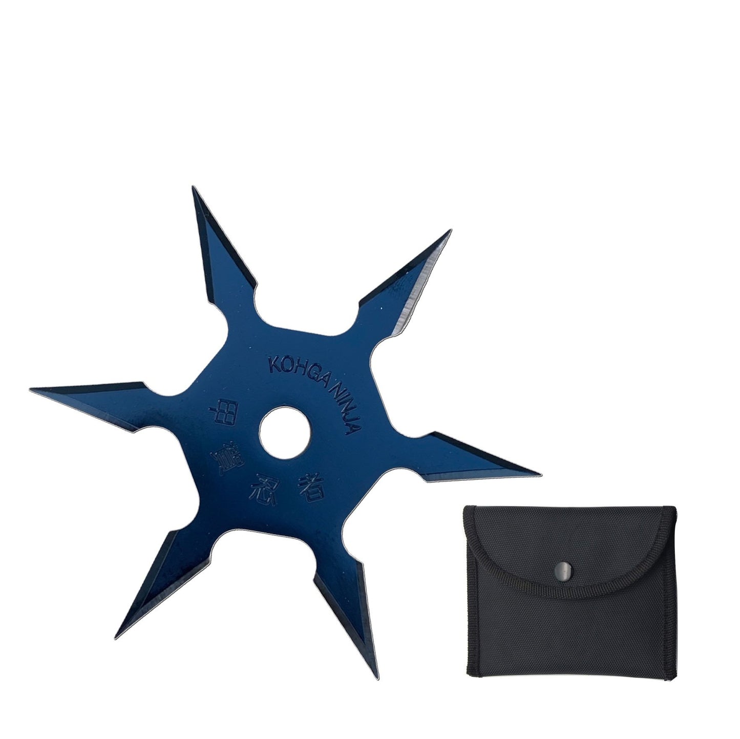 Black Khoga Ninja Six Point Sure Stick Throwing Star