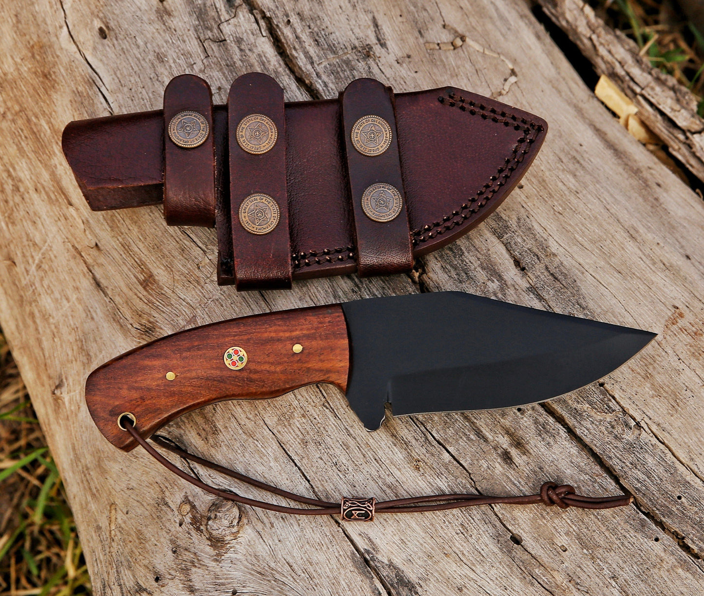 Custom Handmade 1095 High Carbon Steel Hunting Skinner Knife