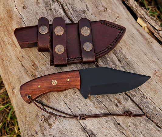 Custom Handmade 1095 High Carbon Steel Hunting Skinner Knife