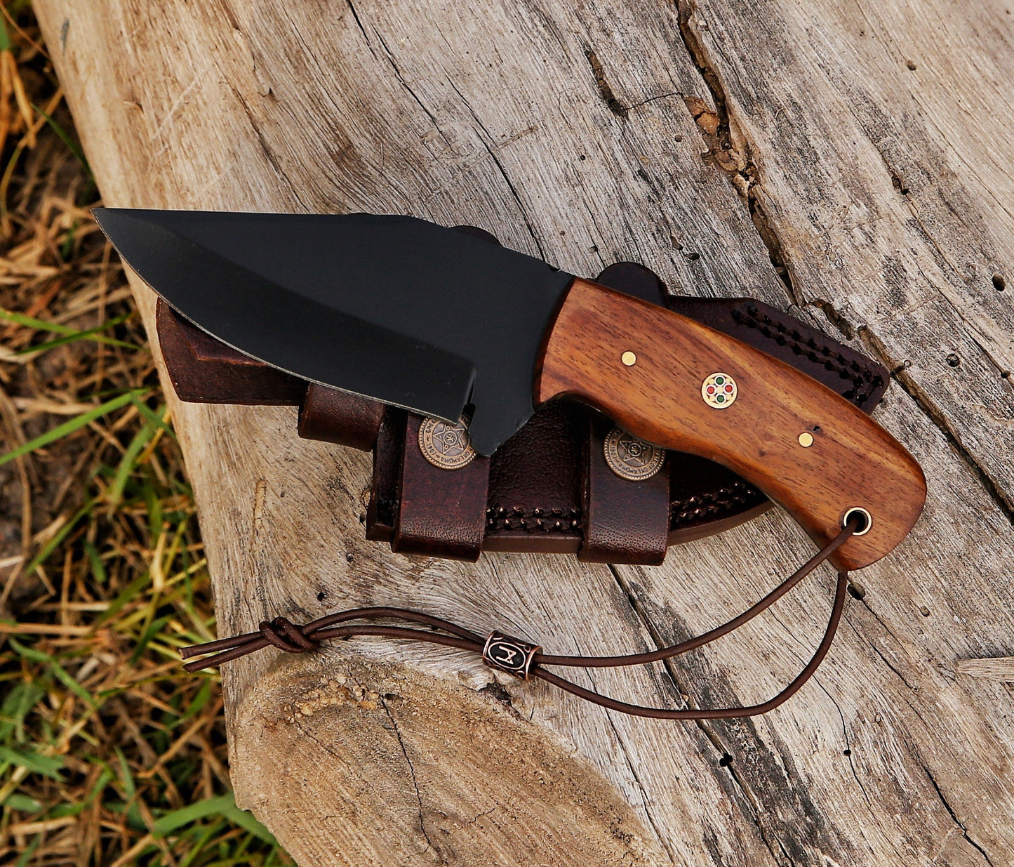 Custom Handmade 1095 High Carbon Steel Hunting Skinner Knife