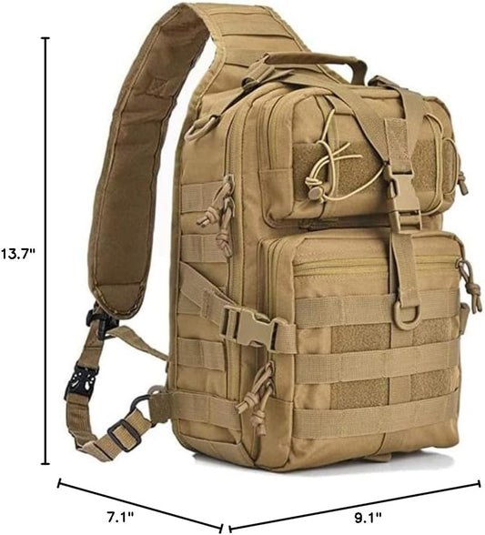 Tactical Sling Bag Pack Military Rover Shoulder Backpack EDC Assault Range Bag