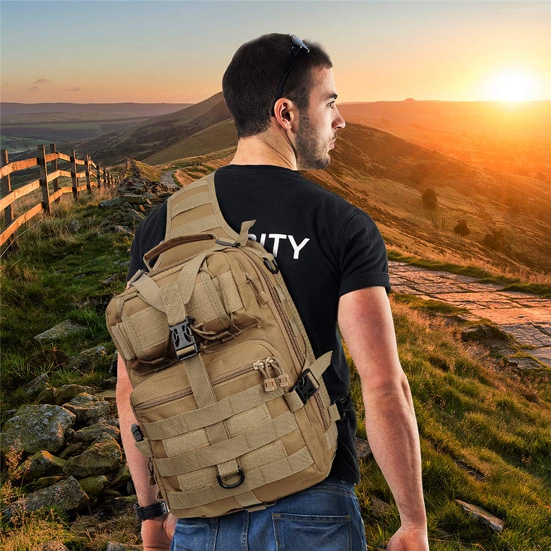 Tactical Sling Bag Pack Military Rover Shoulder Backpack EDC Assault Range Bag