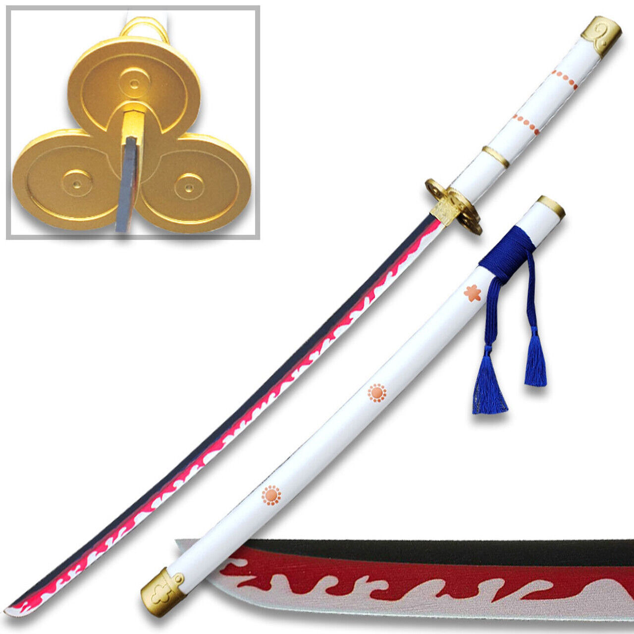 41" One Piece Roronoa Zoro Ame no Habakiri Katana Samurai Sword