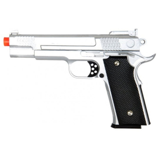 G20 Silver Full Metal M945 Replica Spring Airsoft Handgun Pistol