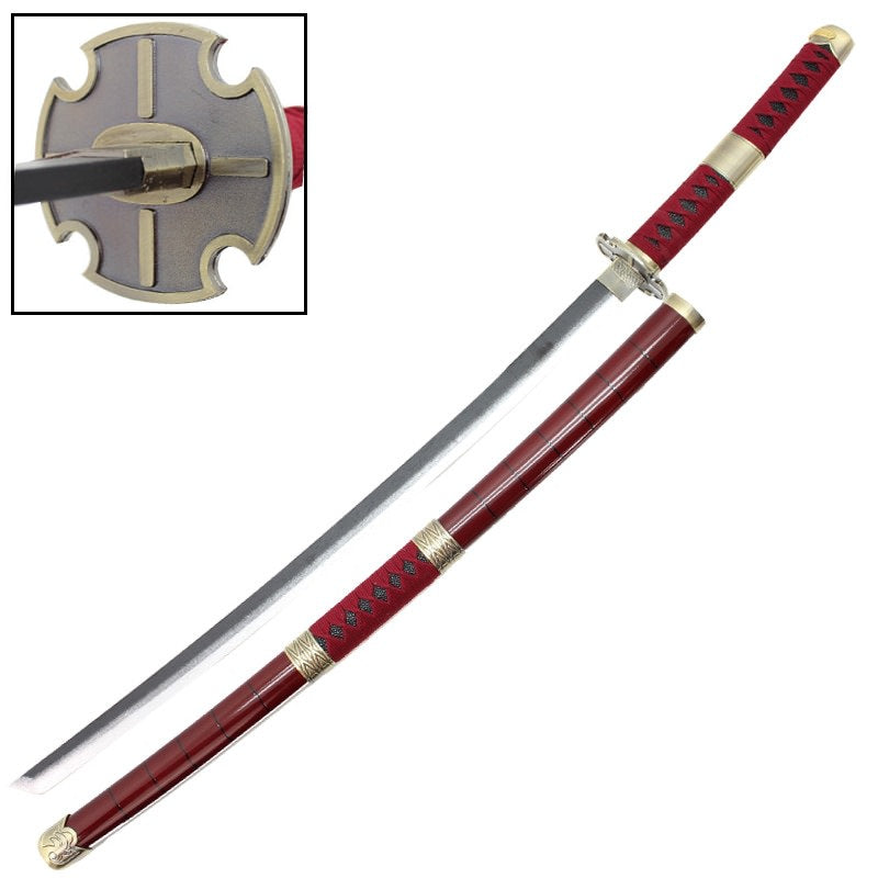 Zoro Wado Ichimonji Anime Wooden Cosplay Sword Weapon