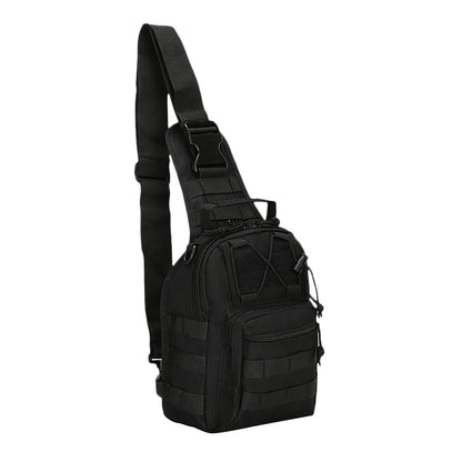 Tactical Compact EDC Sling Bag - Concealed Carry Shoulder Bag for Travel Hiking(Black)